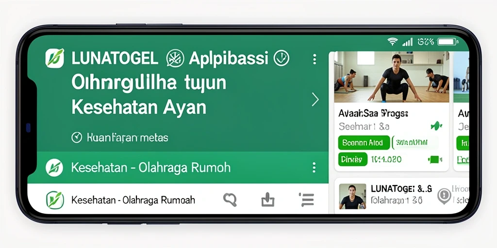 Tampilan antarmuka aplikasi LUNATOGEL yang intuitif dan ramah pengguna.