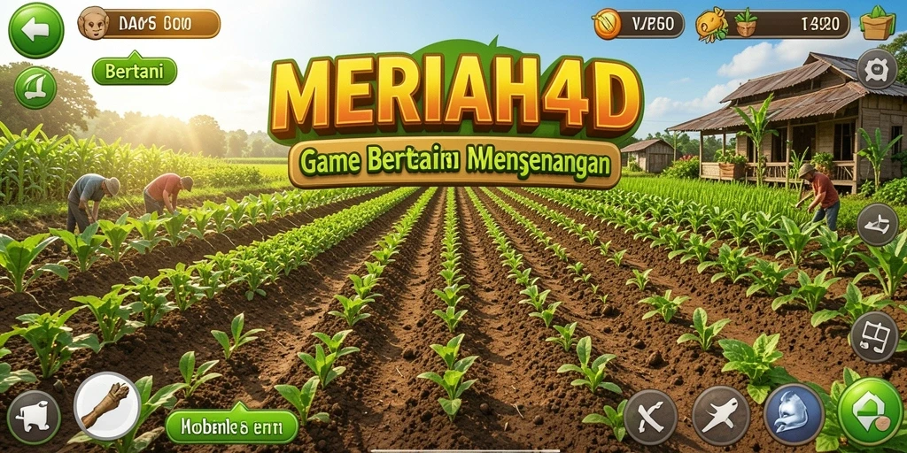 Antarmuka MERIAH4D menyajikan pengalaman bertani yang menarik.