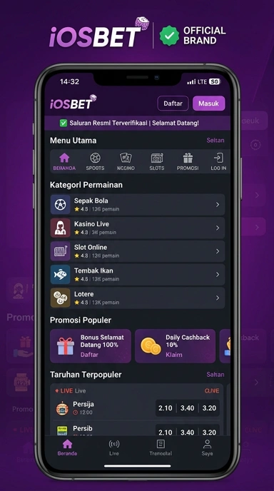 Halaman Resmi iosbet untuk Pengguna Android Indonesia